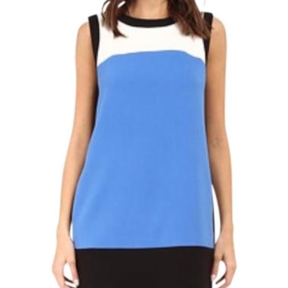 kate spade Dresses & Skirts - Kate Spade Black/Blue/White Shift Dress Size 8